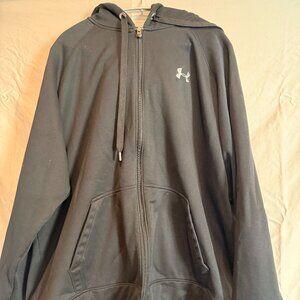Under Armour Men’s Full Zip Hoodie XL Gray Performance Jacket